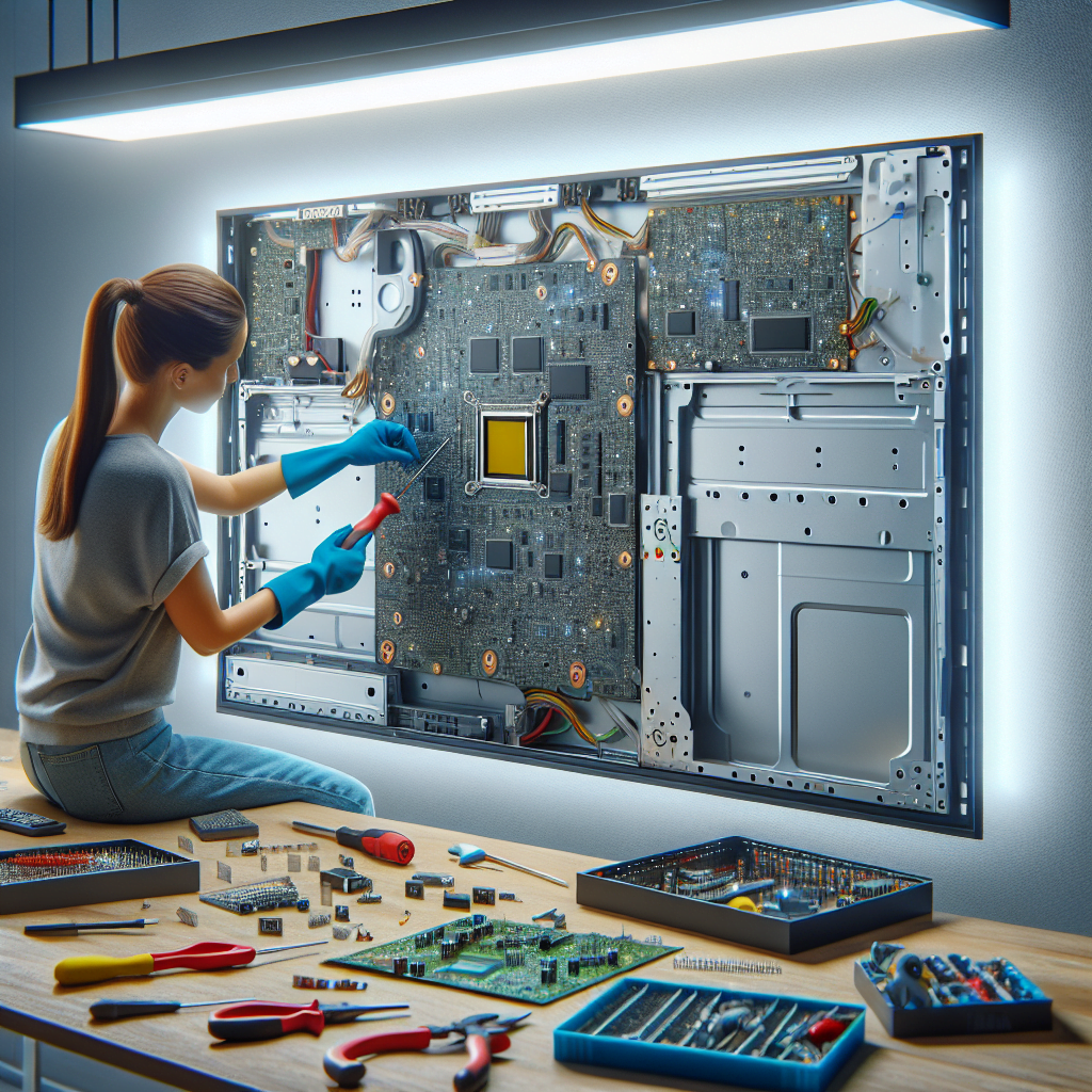 led tv panel repair